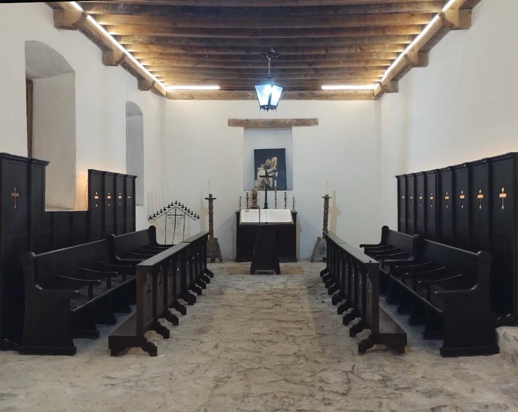 Sala de Profundis del antiguo convento de San Juan Bautista de Tetela del Volcán